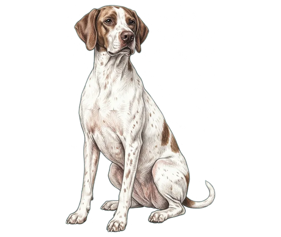 Coloured-pencil illustration of the Pointer